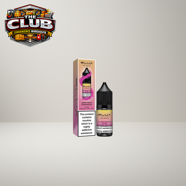 ELUX NIC SALTS LEMON PEACH PASSIONFRUIT 10mg