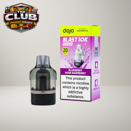 Dojo blueberry sour raspberry 10k pod