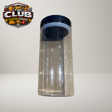 Black Glass Tube (Medium)